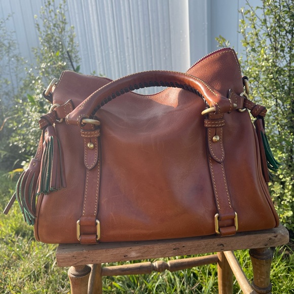 Dooney bourke Florentine leather satchel small - Picture 5 of 13